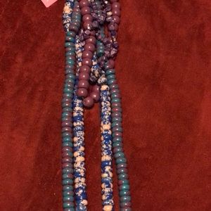 Sassy Jones Purple Tezra Stone Necklace